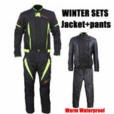 NEW ARRIVE! Riding Tribe Black Reflect Racing Winter Jackets and Pants