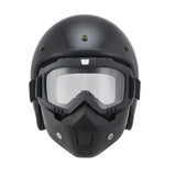 Motorcycle scooter MTB ATV Dirt Bike 3/4 Helmets Skull With Cool Glasses