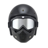 Motorcycle scooter MTB ATV Dirt Bike 3/4 Helmets Skull With Cool Glasses