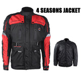 4 Seasons Motorcycle Riding Jackets