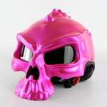 NEW Open Face Helmet Skull Motorcycle Helmet